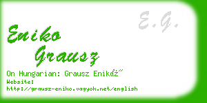 eniko grausz business card